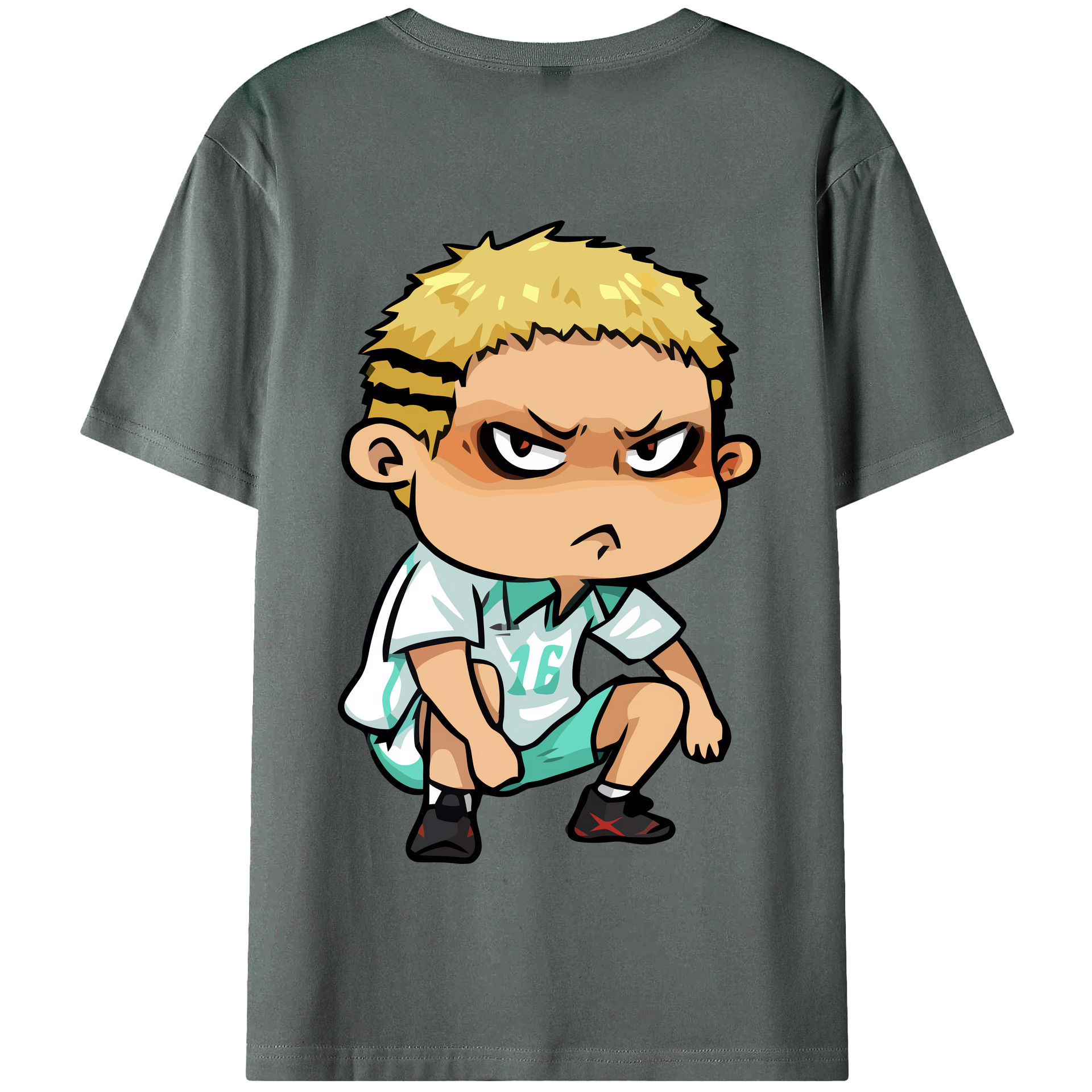 （画像用） ハイキュー!! Haikyu!! 綿100％半袖Tシャツ（背面プリント）